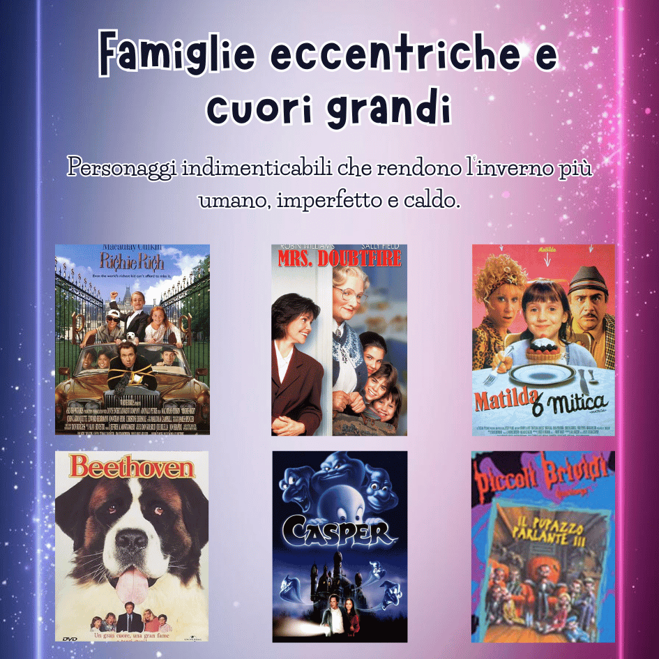 film anni 90 famiglie cult da guardare in inverno