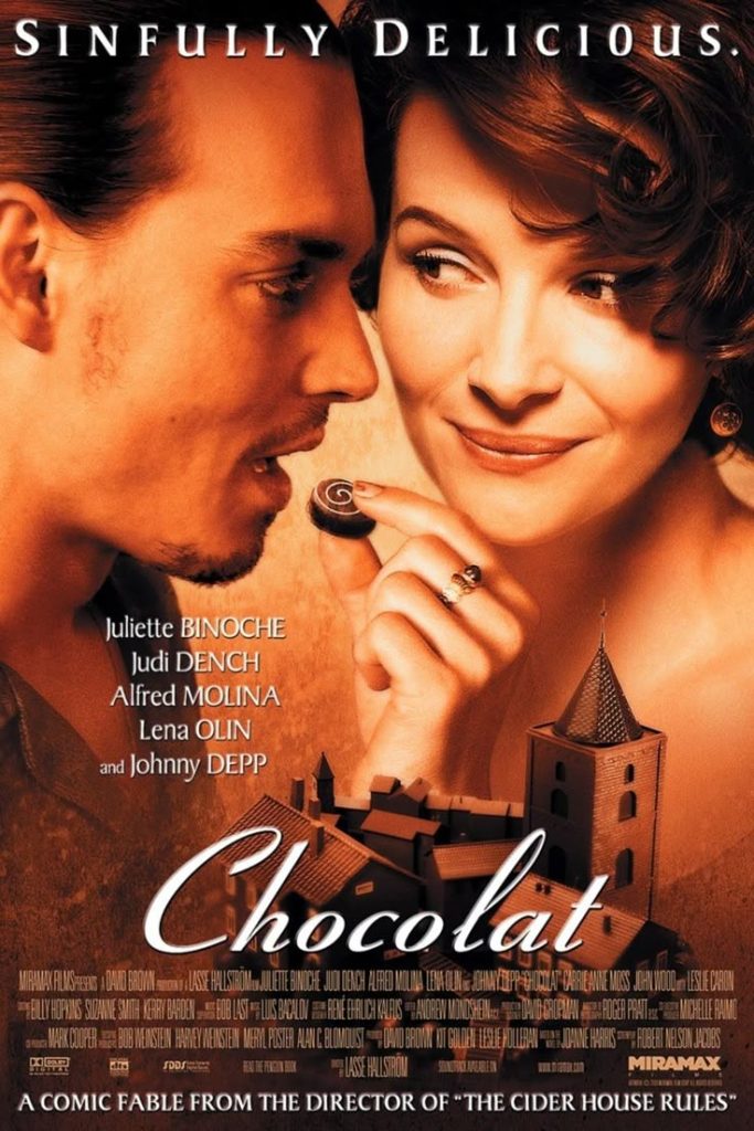 Locandina del film Chocolat, romantico e dolce come cioccolato