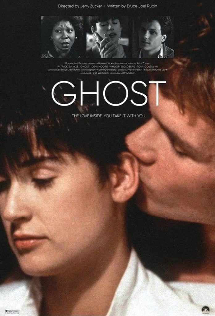 Locandina del film Ghost, dramma romantico e commovente