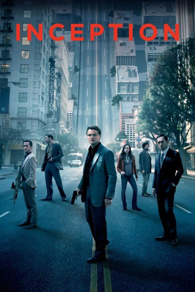 Locandina del film Inception, thriller d’azione e mente