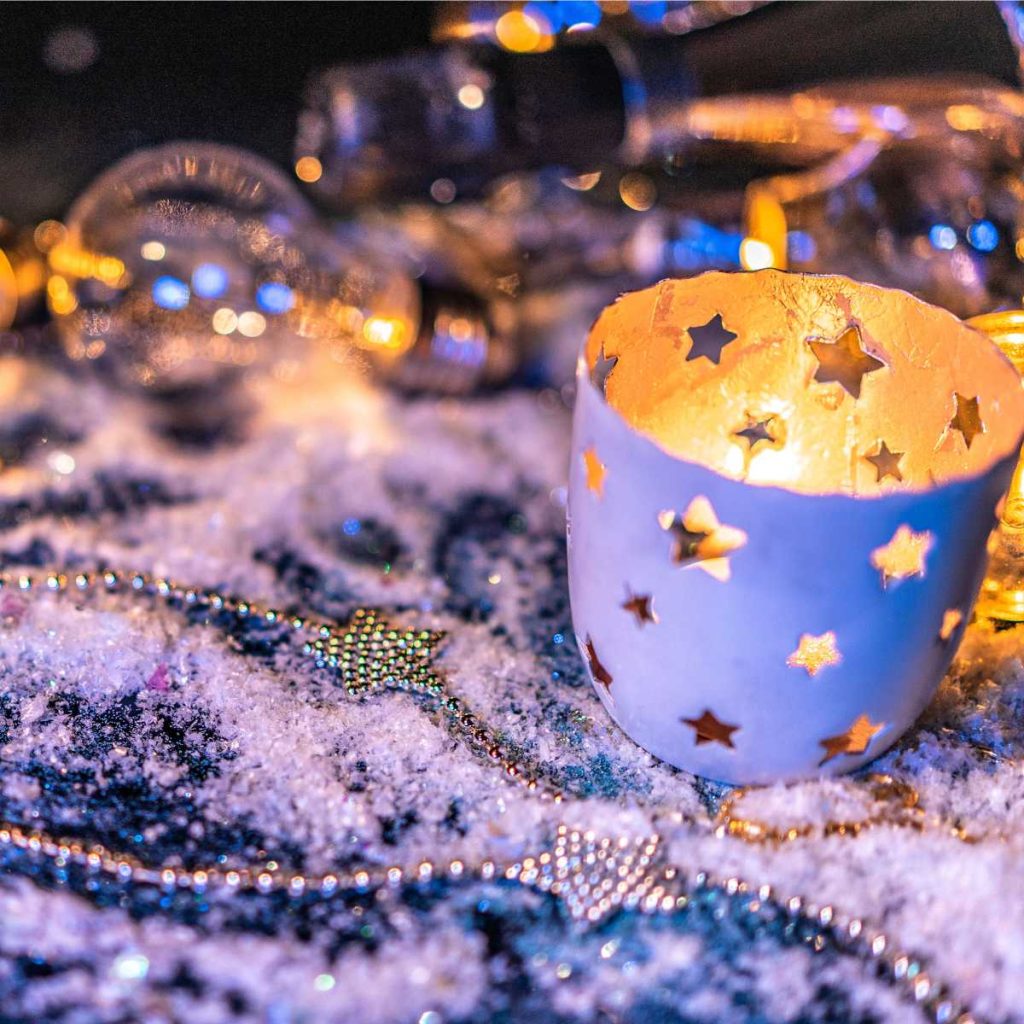 rituale natalizio serale candele luci natale atmosfera dicembre